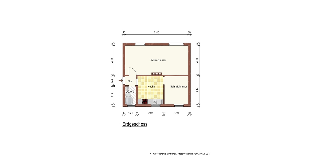 Charaktervolles Haus – ca. 60 m² Wohnfläche, mit 4 Kellerräumen und einem Kaltdach mit Ausbaureserve, - 4- Bergfelde Bergfelde | Angebot:26824005