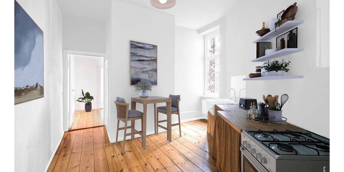 Etagenwohnung Berlin-Neukölln Neukölln - 2 Zimmer, 54 m&sup2;, 365.000&euro; | Angebot:25986992