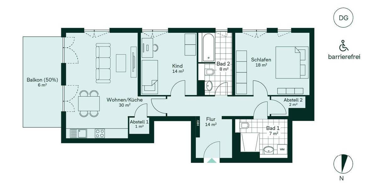 Etagenwohnung Wildau - 3 Zimmer, 99 m&sup2;, 509.900&euro; | Angebot:25957898