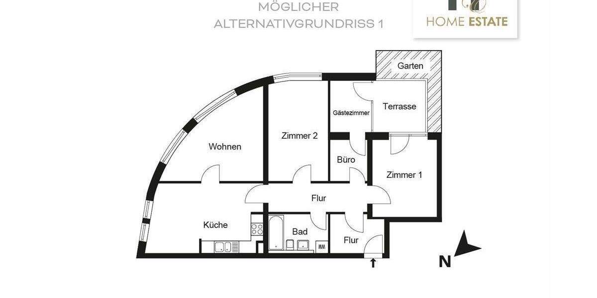 Terrassenwohnung Teltow Ruhlsdorf - 4 Zimmer, 90 m&sup2;, 320.000&euro; | Angebot:25837812