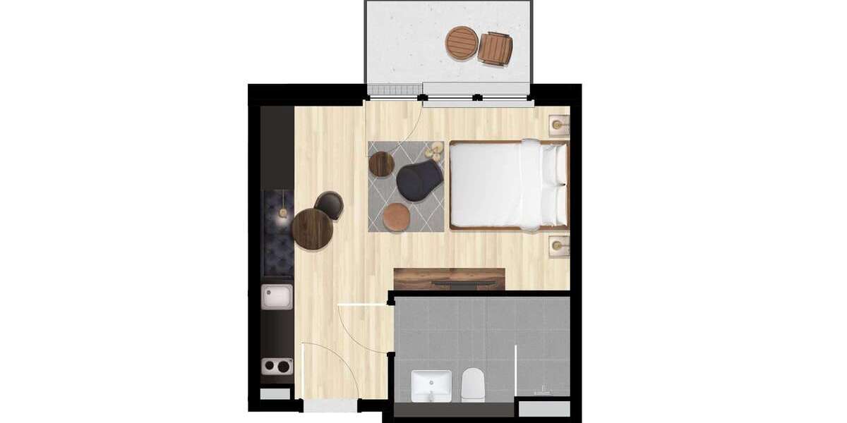 Wohnen auf Zeit in Berlin 1.190 € 1 zimmer