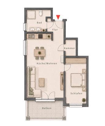 Etagenwohnung Kleinmachnow - 2 Zimmer, 66 m&sup2;, 477.496&euro; | Angebot:26993083