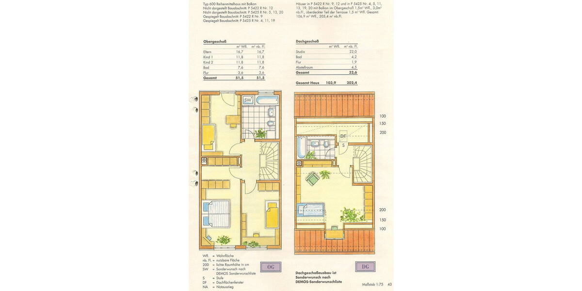 Reihenmittelhaus Schönfließ Schönfließ - 5 Zimmer, 132 m&sup2;, 419.000&euro; | Angebot:26472789