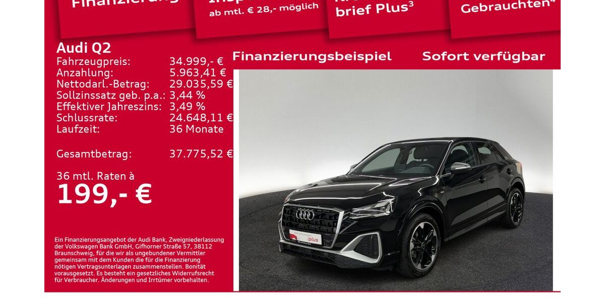Audi Q2 7.420 km 34.999 &euro; Berlin 10587