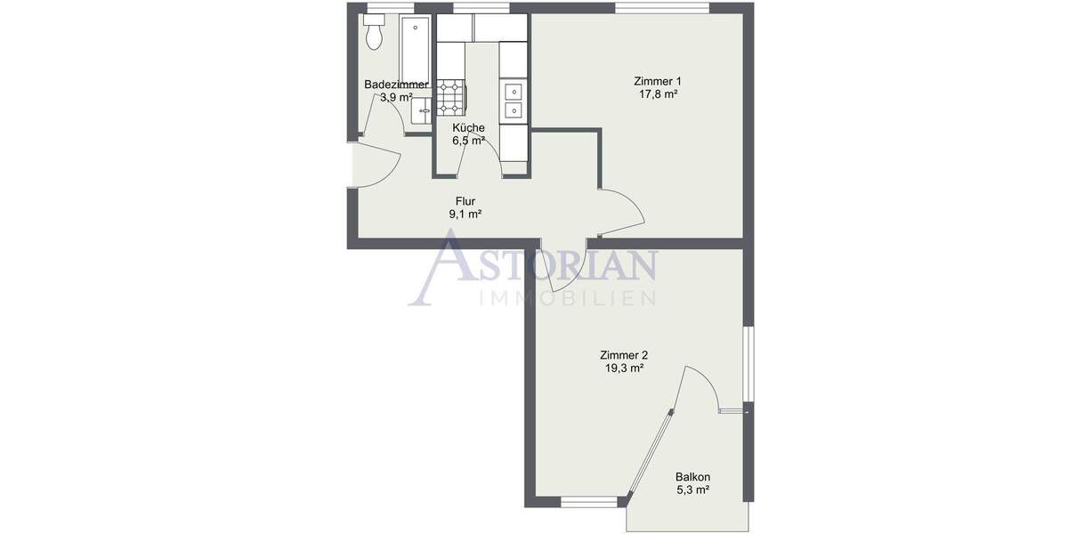 Etagenwohnung Berlin Reinickendorf - 2 Zimmer, 60 m&sup2;, 352.000&euro; | Angebot:24740792