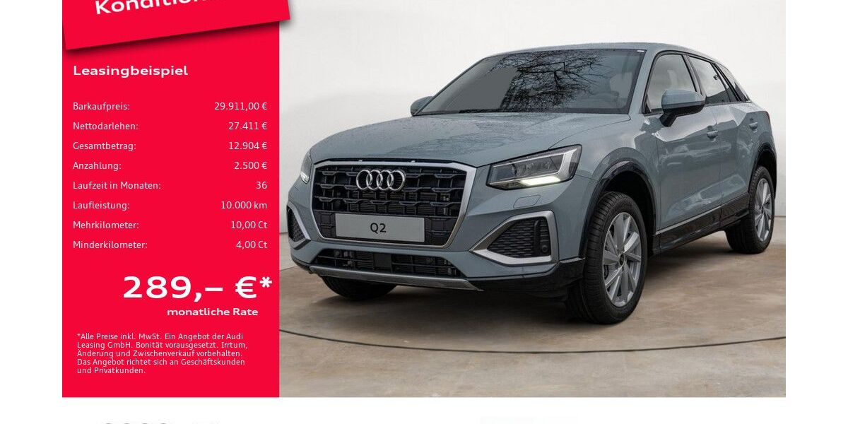 Audi Q2 10.000 km 28.912 &euro; Potsdam 14482