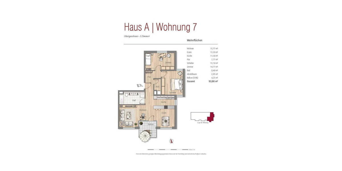 Etagenwohnung Berlin Lichtenberg - 3 Zimmer, 95 m&sup2;, 649.000&euro; | Angebot:25677287