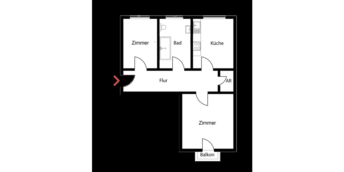 Etagenwohnung Berlin-Prenzlauer Berg Prenzlauer Berg - 2 Zimmer, 42 m&sup2;, 275.000&euro; | Angebot:25987008