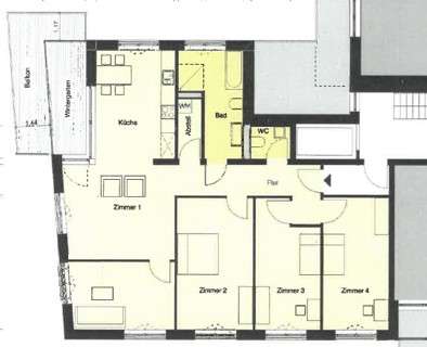 Etagenwohnung Berlin Friedrichshain-Kreuzberg - 5 Zimmer, 132 m&sup2;, 899.000&euro; | Angebot:25962170