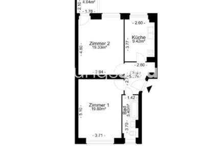 Wohnung Berlin - 2 Zimmer, 60 m&sup2;, 403&euro; | Angebot:25986686