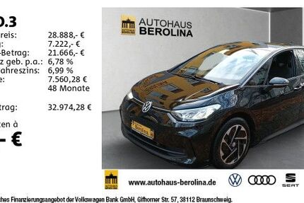 VW ID.3 18.076 km 28.888 &euro; Berlin 10709