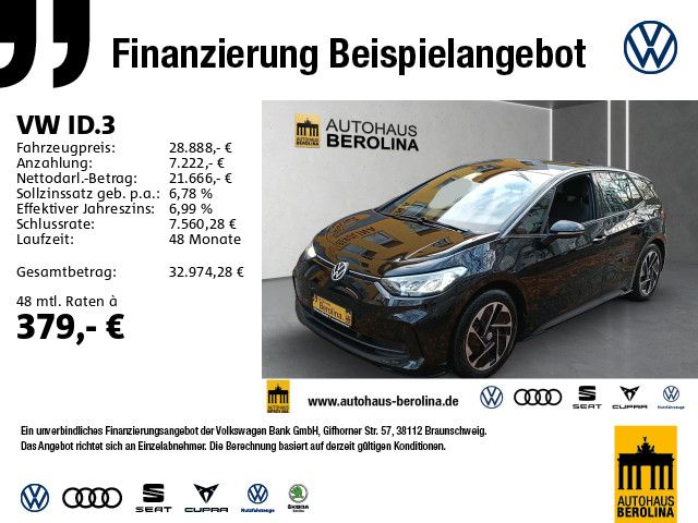 VW ID.3 18.076 km 28.888 &euro; Berlin 10709