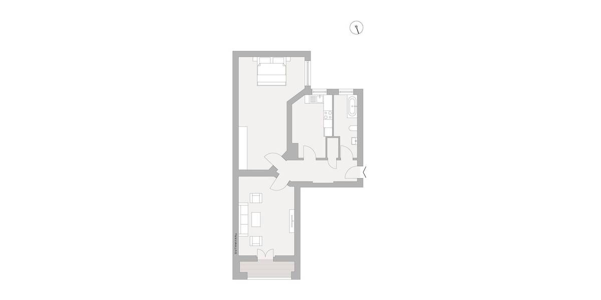 Etagenwohnung Berlin Prenzlauer Berg - 2 Zimmer, 74 m&sup2;, 449.000&euro; | Angebot:26820510