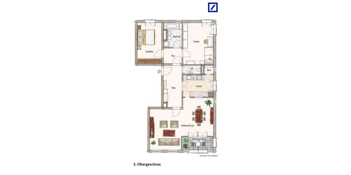 Etagenwohnung Falkensee - 3 Zimmer, 97 m&sup2;, 435.000&euro; | Angebot:25686768