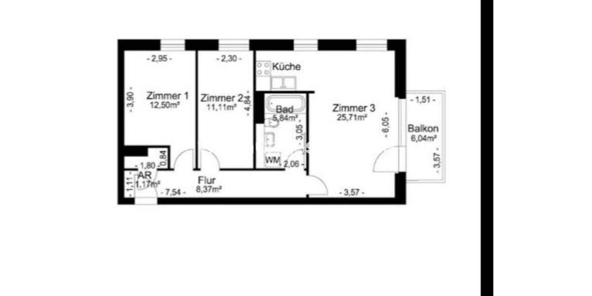 Etagenwohnung Berlin Marzahn - 3 Zimmer, 70 m&sup2;, 444&euro; | Angebot:26042428