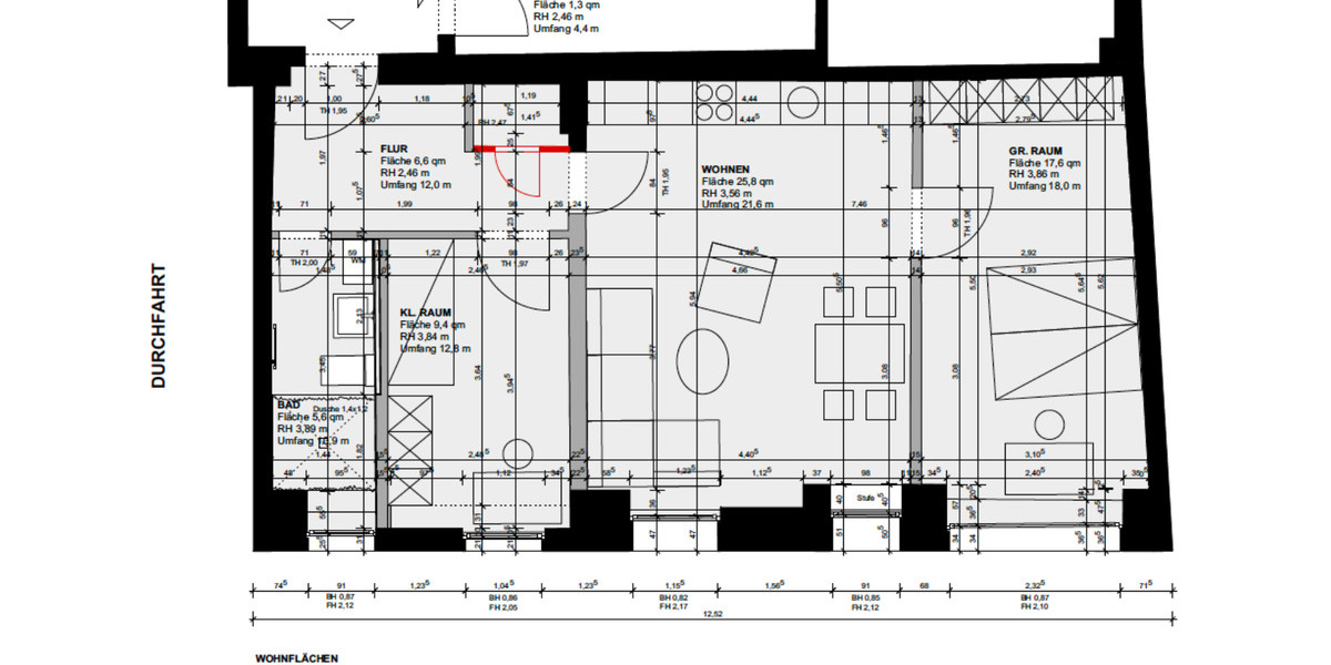 Erdgeschoßwohnung Berlin Mitte - 3 Zimmer, 67 m&sup2;, 249.000&euro; | Angebot:25833455
