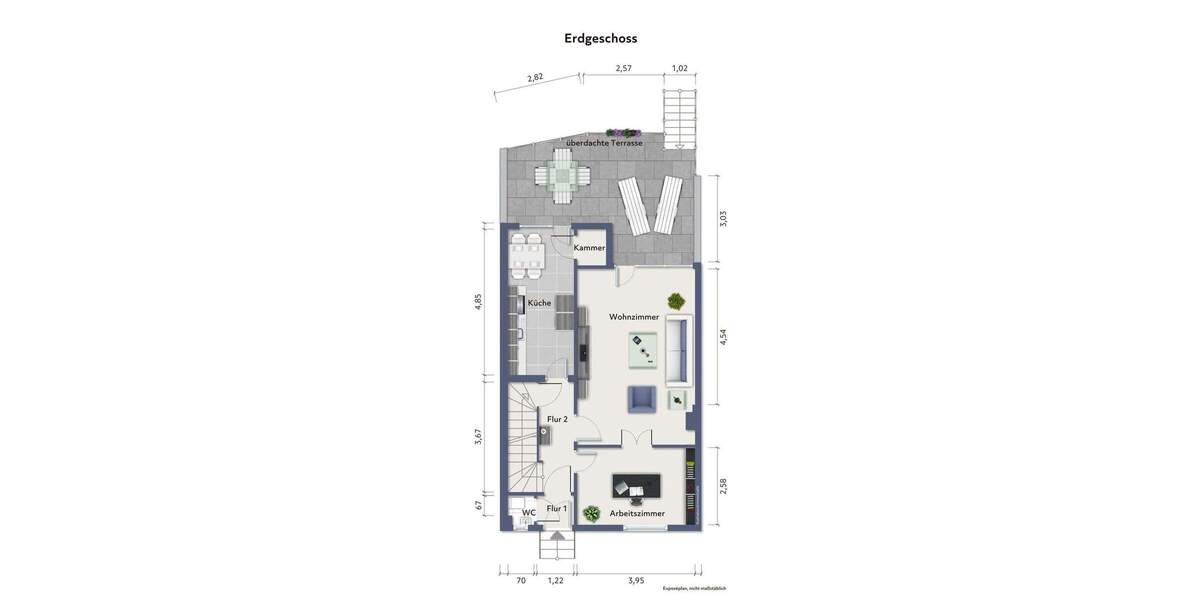 Reihenendhaus Berlin Mariendorf - 6 Zimmer, 105 m&sup2;, 545.000&euro; | Angebot:25743911