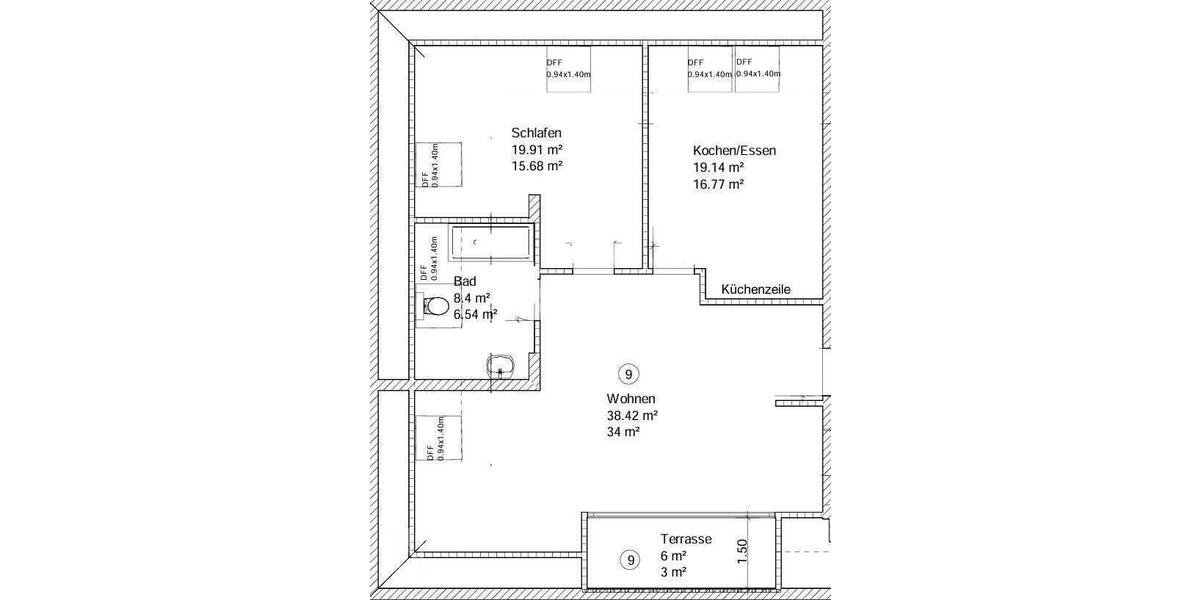 Etagenwohnung Teltow - 3 Zimmer, 76 m&sup2;, 364.752&euro; | Angebot:25939456
