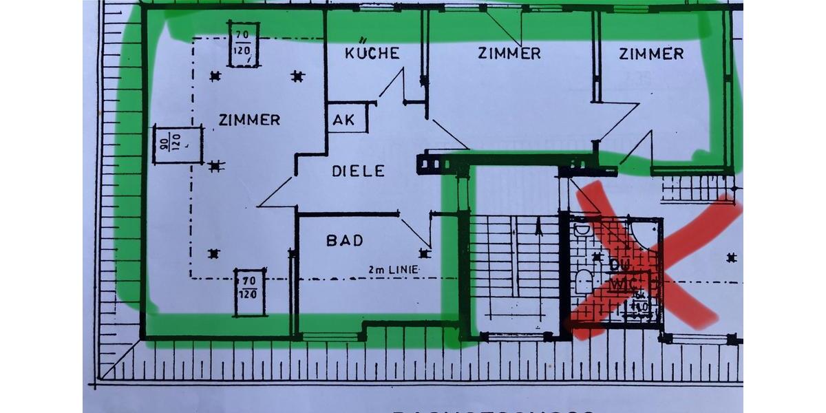3-Zi. Wohnung zu vermieten in Nikolassee Nähe Bhf. Wannsee 3 zimmer