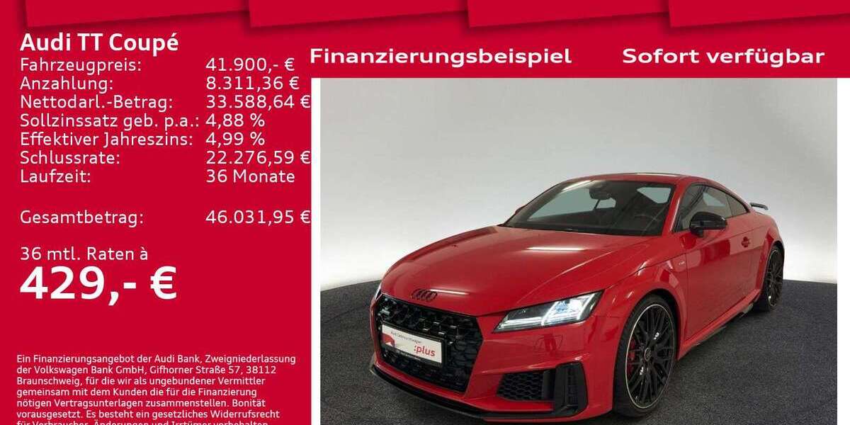 Audi TT 35.520 km 41.900 &euro; Berlin 12489