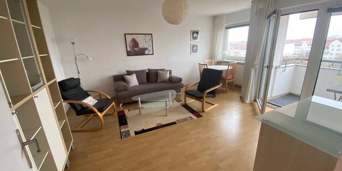 Nähe Adenauerplatz-U7 Top City-Wohnung mit Lift und 2 Balkone (möbliert) 2 zimmer