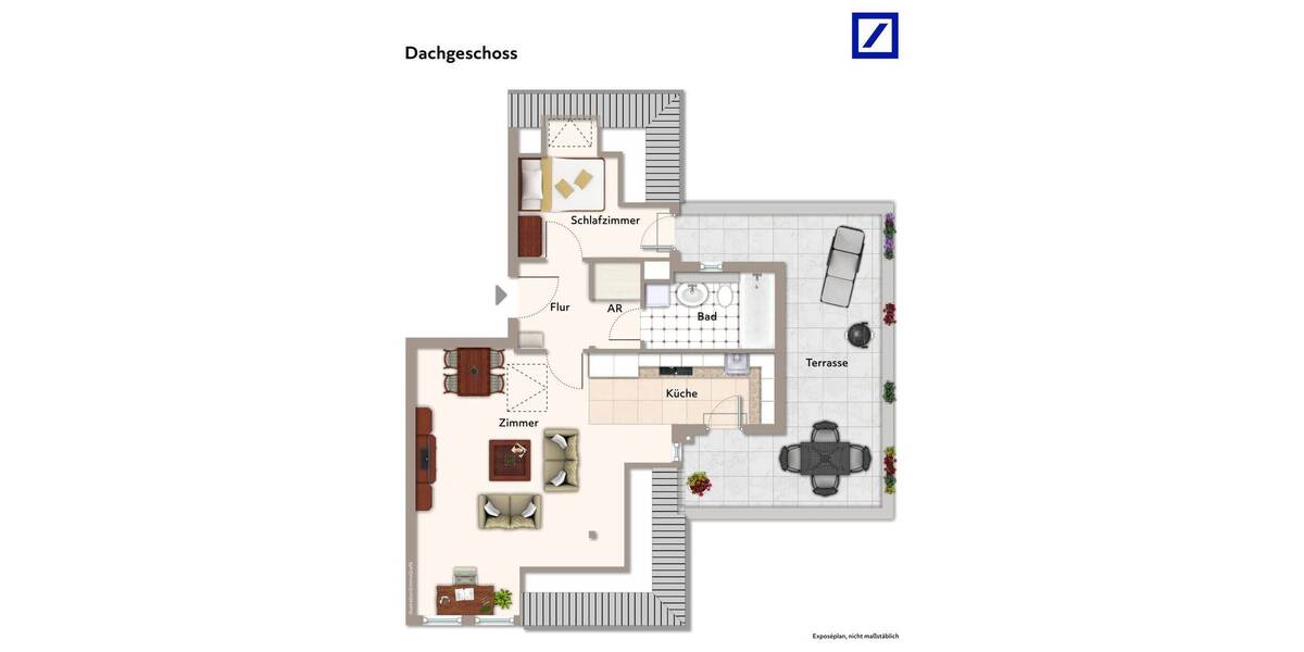 Etagenwohnung Berlin Spandau - 2 Zimmer, 60 m&sup2;, 208.000&euro; | Angebot:25987378
