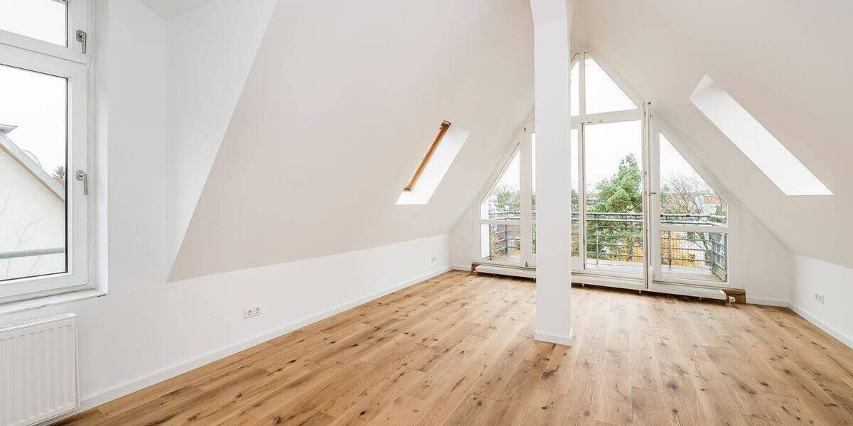 Bezugsfreie 2-Zimmer-Altbau-Dachgeschosswohnung nahe Brosepark 2 zimmer