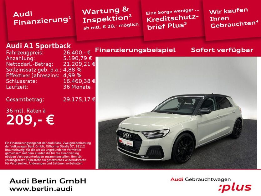 Audi A1 34.030 km 26.400 € Berlin 10587