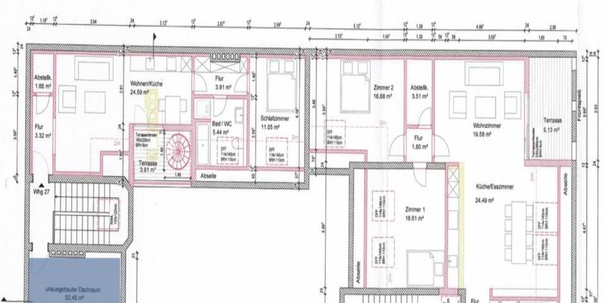 Dachgeschoßwohnung Berlin Neukölln - 6 Zimmer, 161 m&sup2;, 218.000&euro; | Angebot:27180400