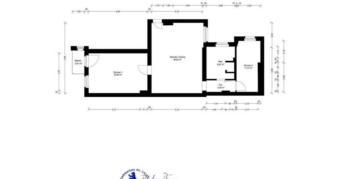 Etagenwohnung Berlin Neukölln - 3 Zimmer, 86 m&sup2;, 625.000&euro; | Angebot:26702665