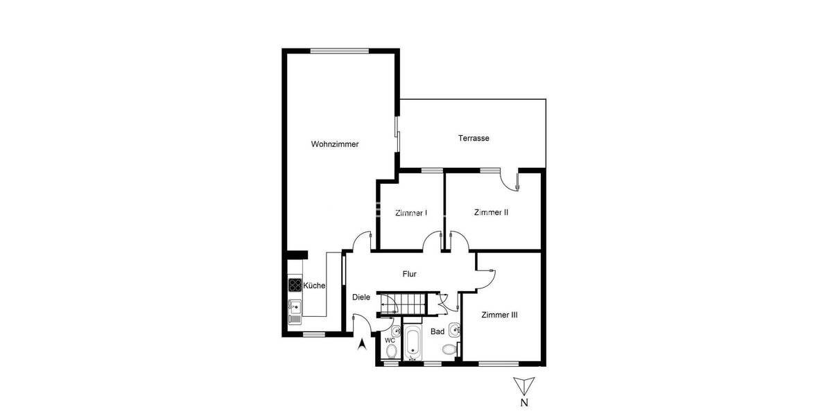 Doppelhaushälfte Berlin Lichtenrade - 4 Zimmer, 111 m&sup2;, 599.000&euro; | Angebot:26068831