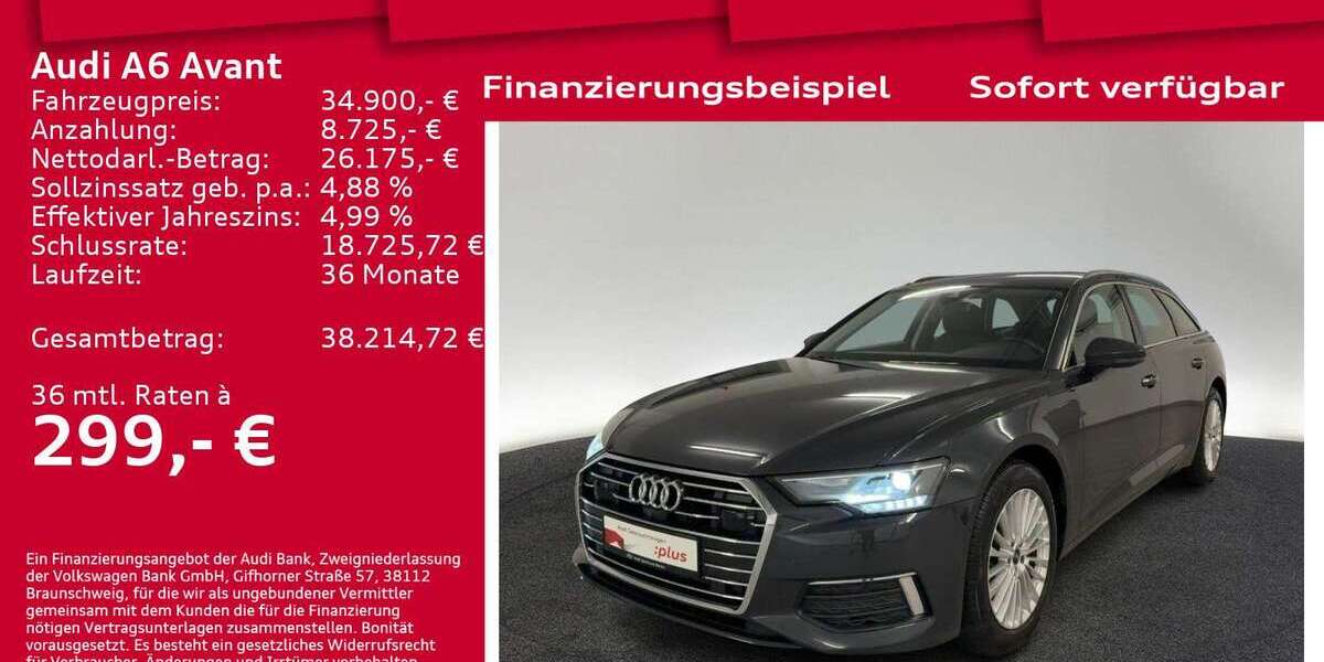 Audi A6 38.500 km 34.900 € Berlin 12489