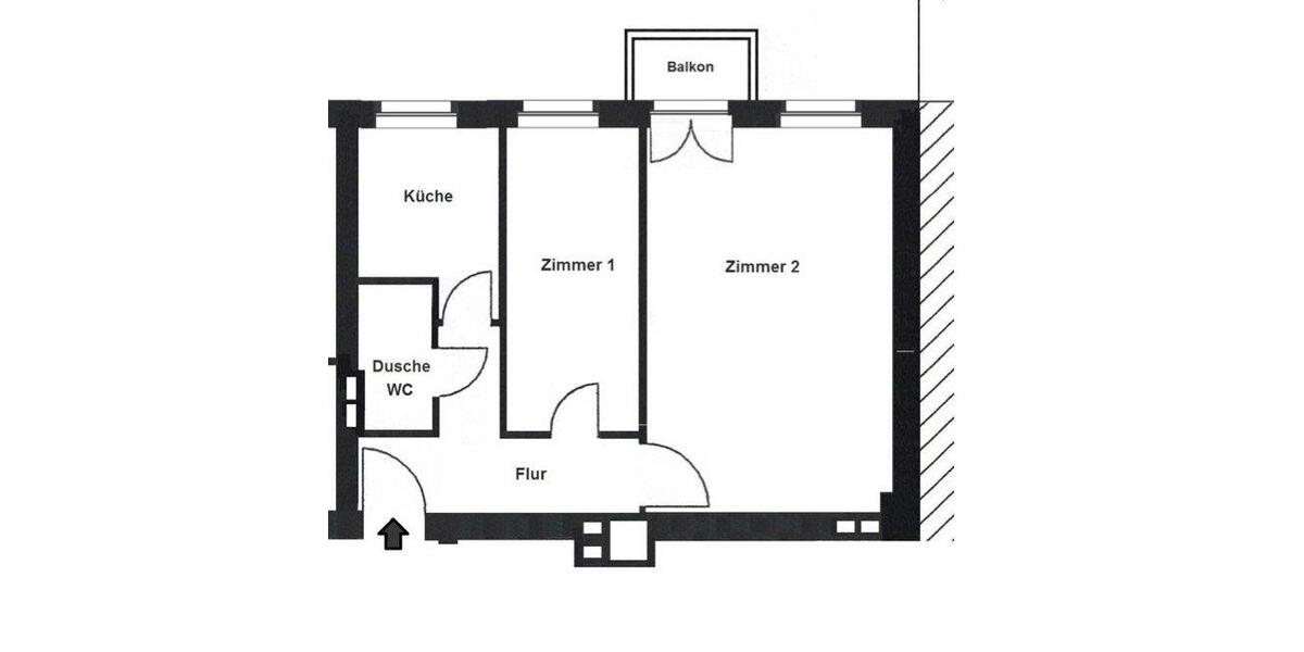 Etagenwohnung Berlin Neukölln - 2 Zimmer, 41 m&sup2;, 245.000&euro; | Angebot:26041231