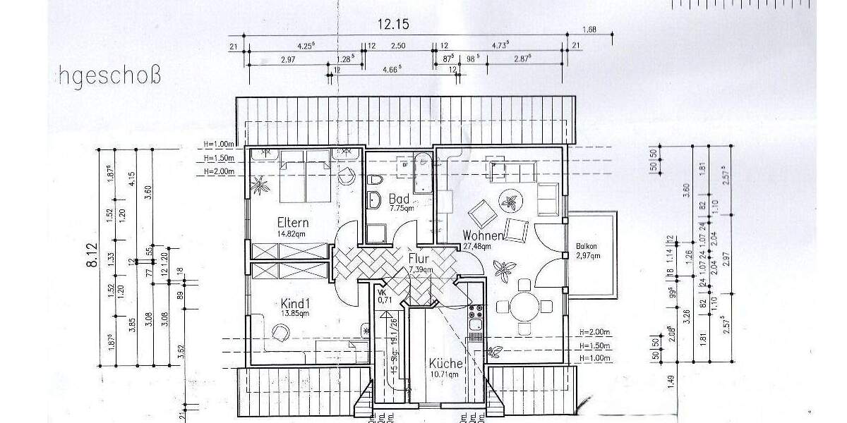 Etagenwohnung Schönwalde-Glien Schönwalde-Siedlung - 3 Zimmer, 84 m&sup2;, 359.000&euro; | Angebot:25670667