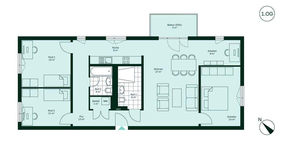 Etagenwohnung Wildau - 4 Zimmer, 105 m&sup2;, 527.900&euro; | Angebot:25957398