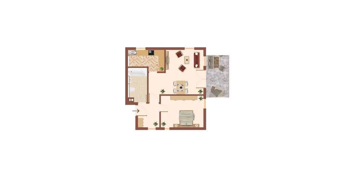 Etagenwohnung Hohen Neuendorf - 2 Zimmer, 49 m&sup2;, 149.000&euro; | Angebot:25699736