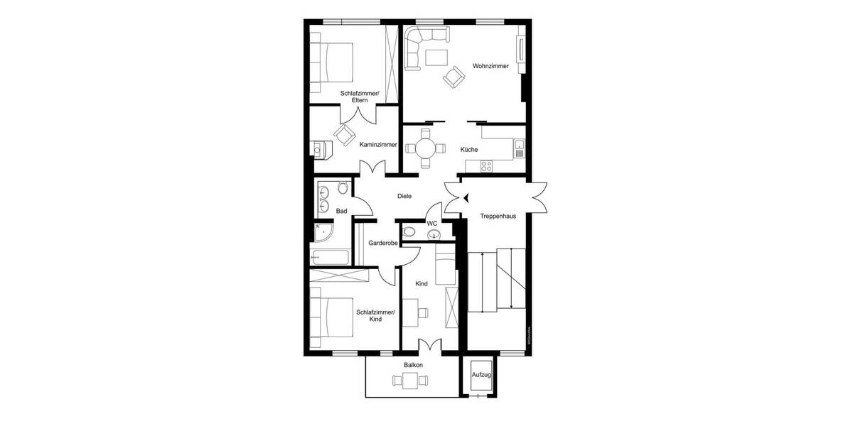 Etagenwohnung Berlin Prenzlauer Berg - 3 Zimmer, 98 m&sup2;, 695.000&euro; | Angebot:25997839