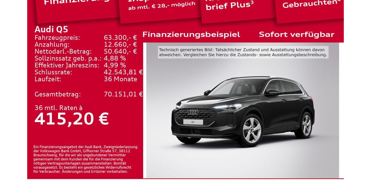 Audi Q5 6.001 km 60.500 &euro; Berlin 12489
