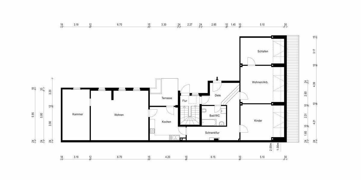 Etagenwohnung Berlin Wilmersdorf - 4 Zimmer, 135 m&sup2;, 795.000&euro; | Angebot:25746256