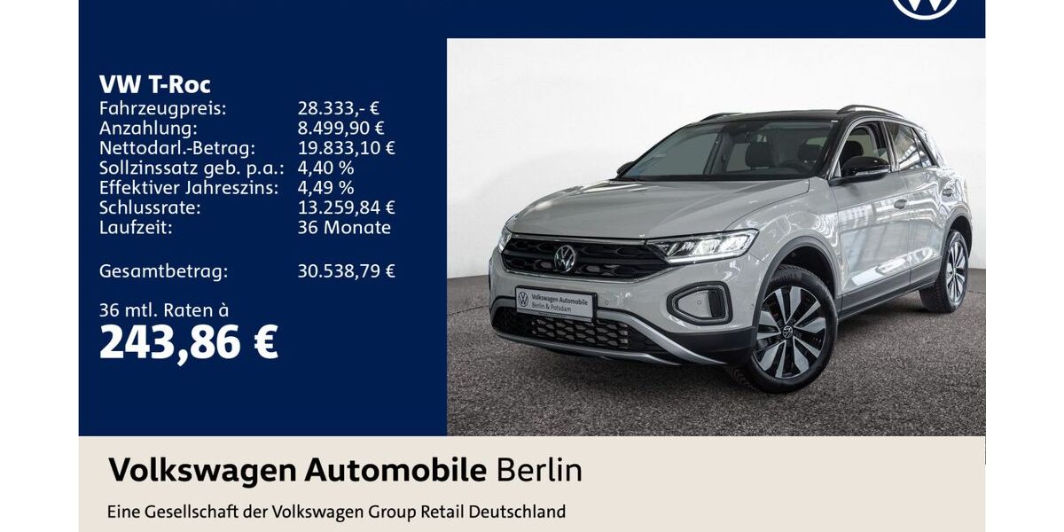 VW T-Roc 12.140 km 28.333 &euro; Berlin 10587