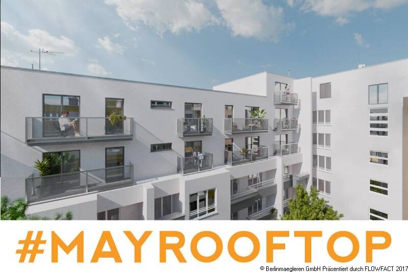 MayRoofTop: Exklusive 1-Zimmer-Wohnung über den Dächern von Berlin