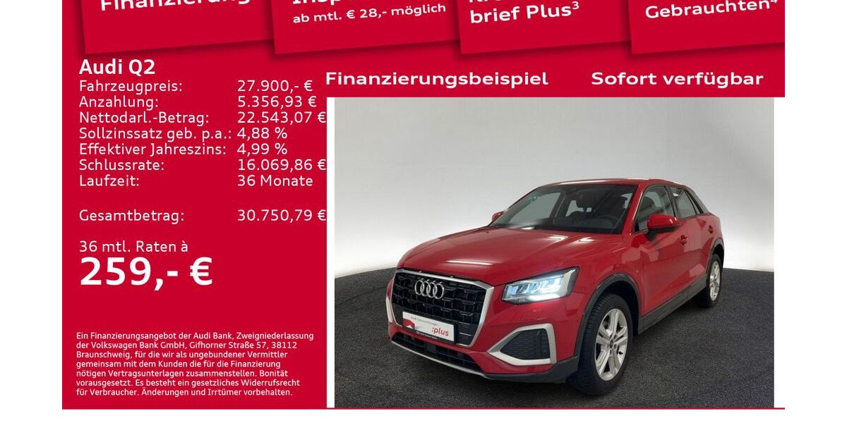 Audi Q2 21.000 km 27.900 &euro; Berlin 12489