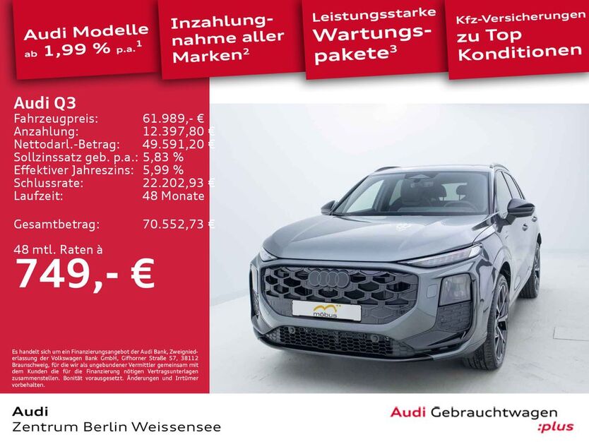 Audi Q3 5.000 km 61.989 € Berlin 13088