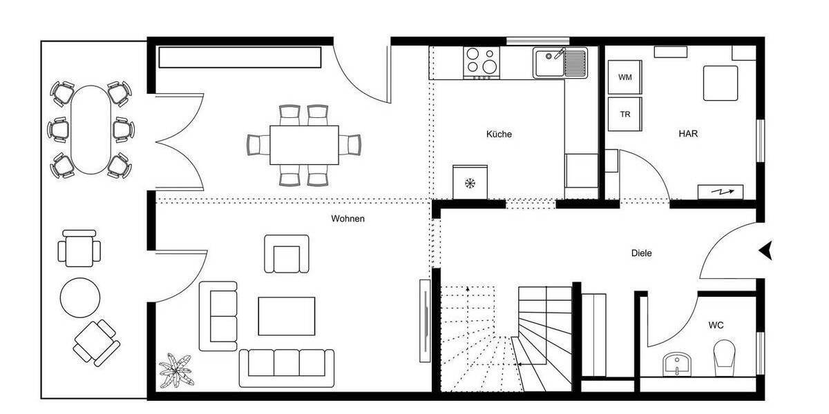 Doppelhaushälfte Ludwigsfelde - 5 Zimmer, 144 m&sup2;, 2.390&euro; | Angebot:26326881