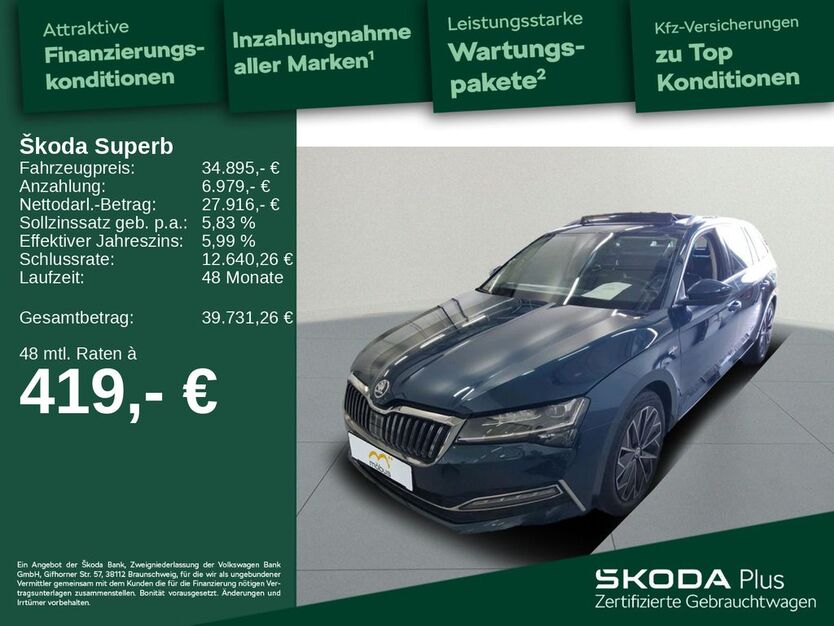 Skoda Superb 56.353 km 34.295 € Berlin 13088