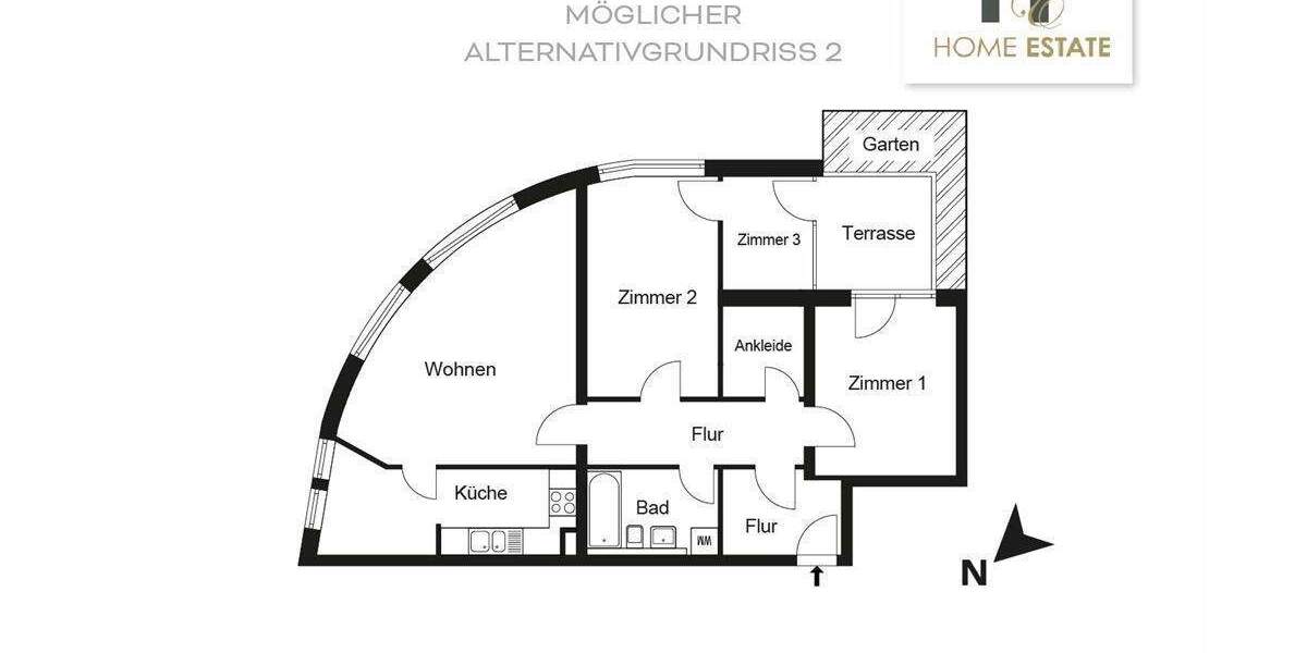 Terrassenwohnung Teltow Ruhlsdorf - 4 Zimmer, 90 m&sup2;, 320.000&euro; | Angebot:25837812