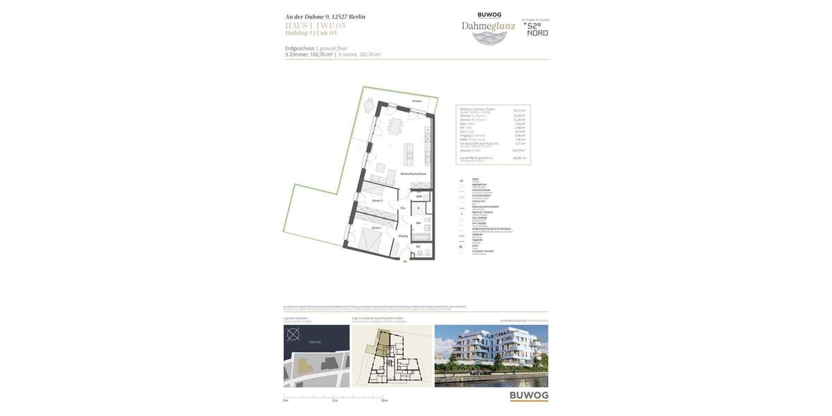 Etagenwohnung Berlin Grünau - 3 Zimmer, 102 m&sup2;, 755.000&euro; | Angebot:25717313