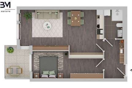 Wohnung Berlin Reinickendorf - 2 Zimmer, 58 m&sup2;, 1.392&euro; | Angebot:27220755