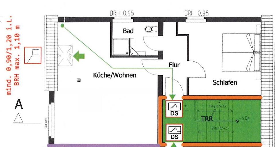 Dachgeschoßwohnung Mühlenbecker Land Schildow - 2 Zimmer, 50 m&sup2;, 680&euro; | Angebot:26423299