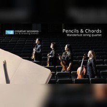 Pencils & Chords - Drawing with Music - Wanderlust String Quartet 23.01.2026 CISpace - Coworking & Weinbar